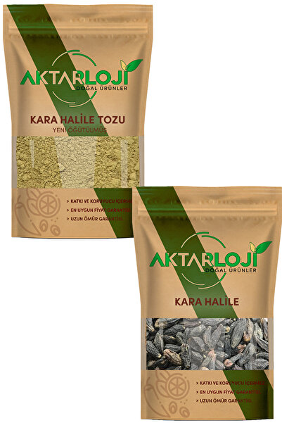 aktarloji Toz Halile Seti 250 Toz Sarı Halile + 250 Gr Toz Kara Halile / Yeni...