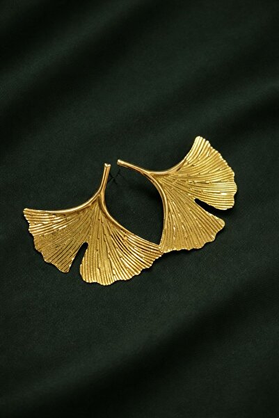 lotusbybuket أقراط ذهبية بتصميم خاص على شكل ذيل السمكة من VIP