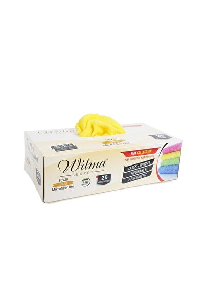Wilma قماش تنظيف من الألياف الدقيقة من سيكريت، 125 قطعة في علبة، قماش من الأل...