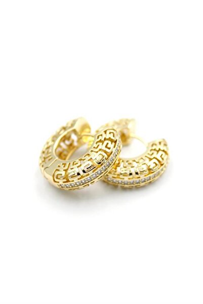 toyigoo Jewelled Hoop Earrings - Gold