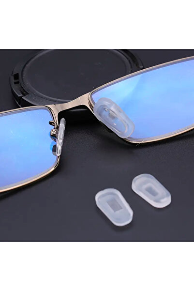 LUMAKS زوج واحد من النظارات، وسادة الأنف، الغطاء الخارجي من السيليكون الشفاف