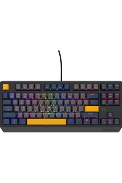 Genesis Tastatură Thor 230 TKL RGB LED USB Albastru Naval Negativ