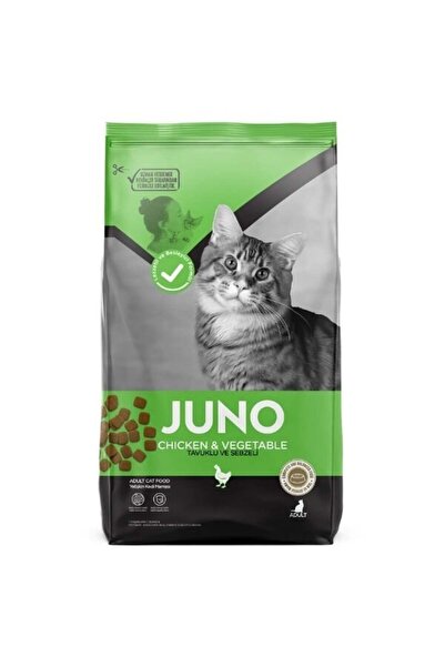 Tavuklu ve Sebzeli Yetişkin Kedi Maması 15 Kg