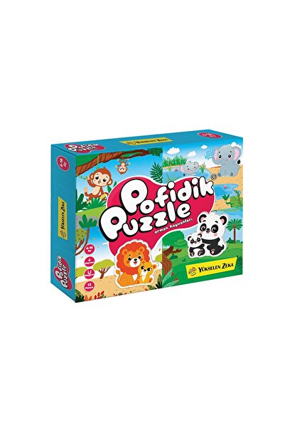 MATMEL 6-16 Ay İlk Pofidik Magnet Puzzle - Orman Hayvanları (2 ADET)