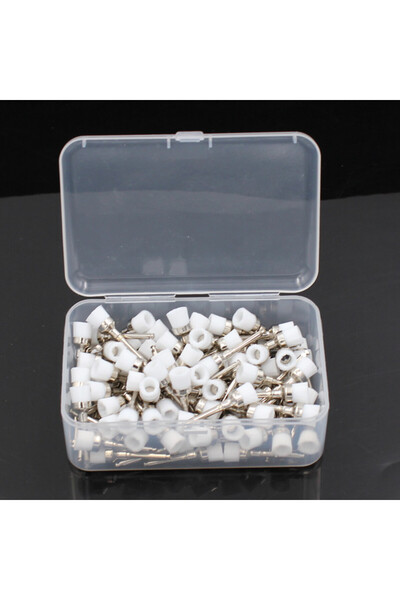 Choice1 فرشاة تنظيف الأسنان من النوع 8، 100 قطعة، فرشاة تلميع، للاستخدام مرة ...