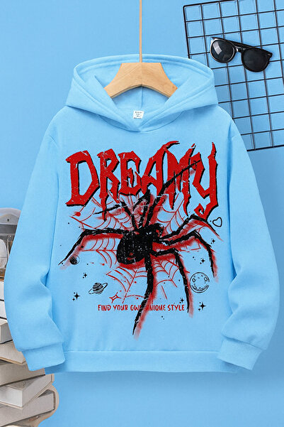 CLASSY.MODA Unisex supradimensionat cu glugă Grafic cu model de pânză de păia...