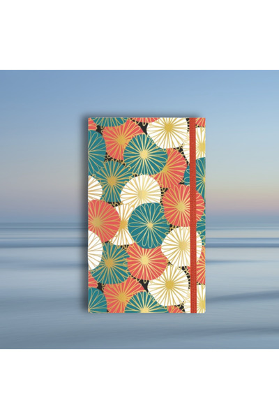 Lizy Dry Paint Coloring Book – Hard Cover, Elastic Band, Dry Paints Included