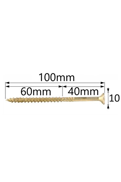 Mag-Krak Surub Dulgherie Cap Inecat 5x100 - 100buc/cutie