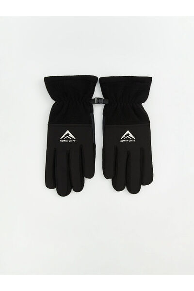 LC Waikiki Özmarka Yeni Sezon Etiket Baskılı Erkek Kar Eldiveni