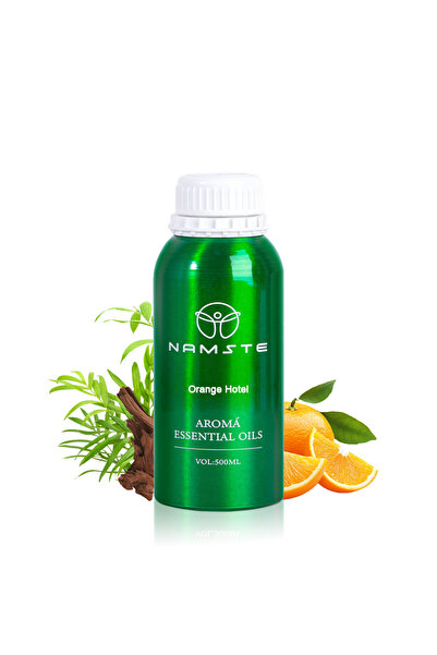 NAMSTE جهاز أورانج هوتيل للعلاج بالروائح العطرية سعة 500 مل، يقوم برش الزيوت ...