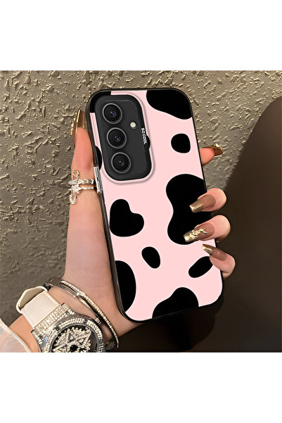 Hontinga حافظة متوافقة مع هاتف سامسونج جالاكسي S24 بلس، حافظة هاتف وردية اللو...