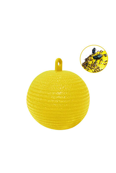 L&Wen كرة مصيدة الذباب، مصيدة لاصقة للحشرات الطائرة، مصيدة لاصقة للاستخدام في الهواء الطلق