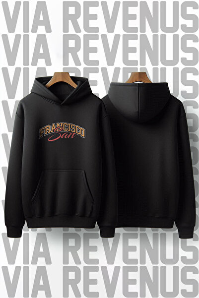 Vordevia سويت شيرت سان فرانسيسكو مطبوع مصنوع من القطن بنسبة 100% عالي الجودة ...