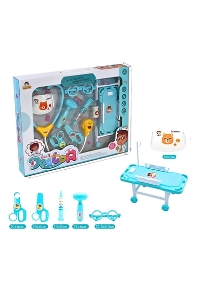 STEM طقم طبيب أزرق مكون من 8 قطع (قد يختلف التصميم)