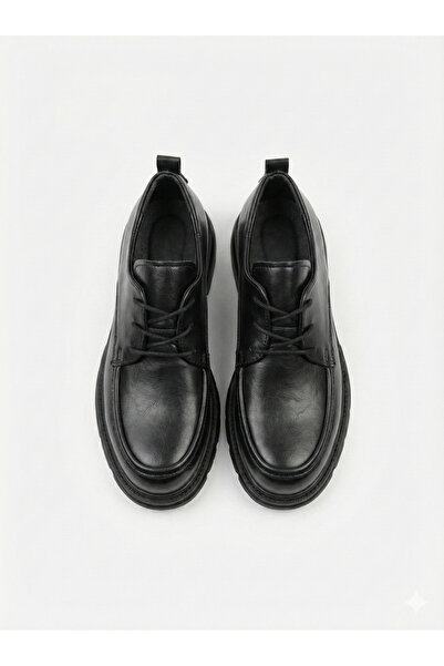 Passion Moda Evi Siyah Oxford Ayakkabı