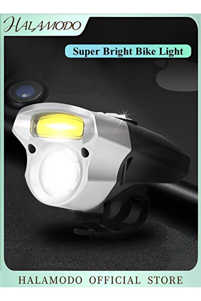 HALAMODO Bike Lights Super Bright Bike Headlight Waterproof Bicycle Light with USB Rechargeable & IXP6 Waterp