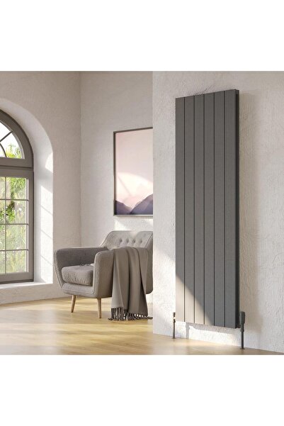 Lojimax Alüminyum Çift Panel Dikey Radyatör Kalsedon Double 1800x280mm 3 Dili...