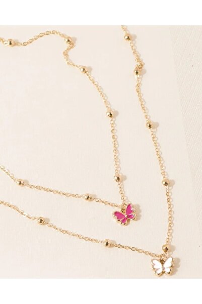 hov Lantisor dublu strat, Hovanci, din alama placata cu aur, cu strat de pict...