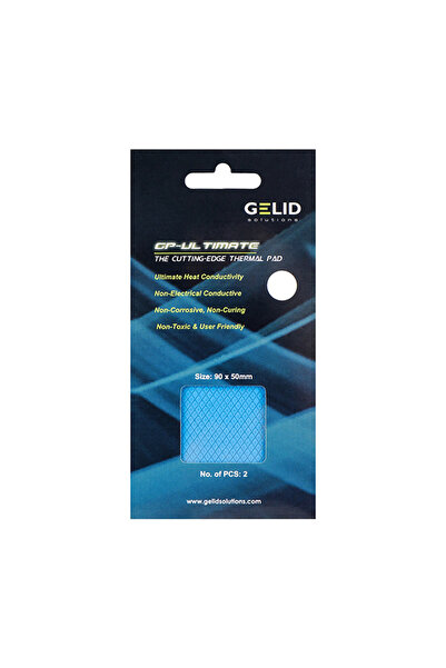 choice2 سمك 1.0 مم، 90×50، قطعتان، وسادة حرارية GELID GP-Ultimate 15 واط/ملليمتر، سيليكون لوحدة المعالجة المركزية/وحدة معالجة الرسومات، لوحة أم