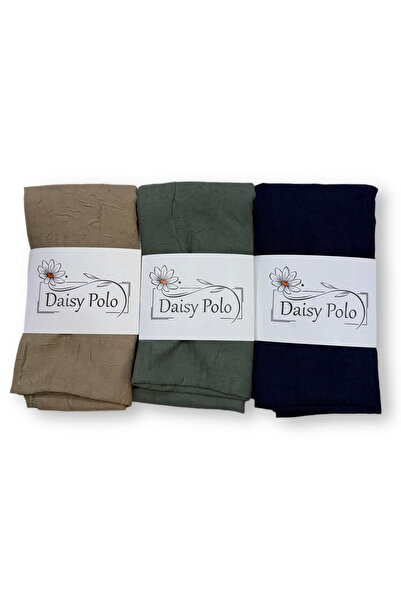 Daisy Polo Bambu Kraş Şal Üçlü Set