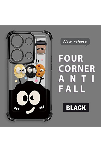 Hontinga حافظة متوافقة مع هاتف Xiaomi Poco M6 Pro 4G، حافظة هاتف من السيليكون...