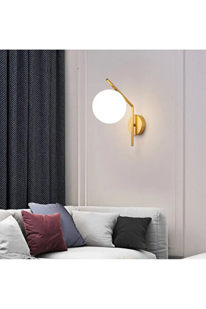 AFN Modern Metal Art Glass Wall Lamp