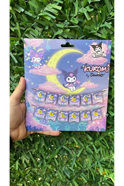 MFM Banner cu textul „Kuromi, mulțumesc pentru ziua de naștere”