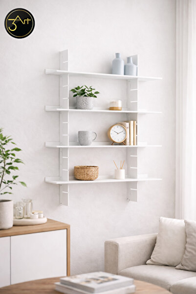 3Art Metal Dekorasyon Tic.Ltd.Şti Çok Katlı Duvar Rafı – Modern Mutfak & Salo...