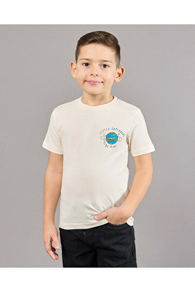 REDTAG تي شيرت بيج مطبوع للأولاد