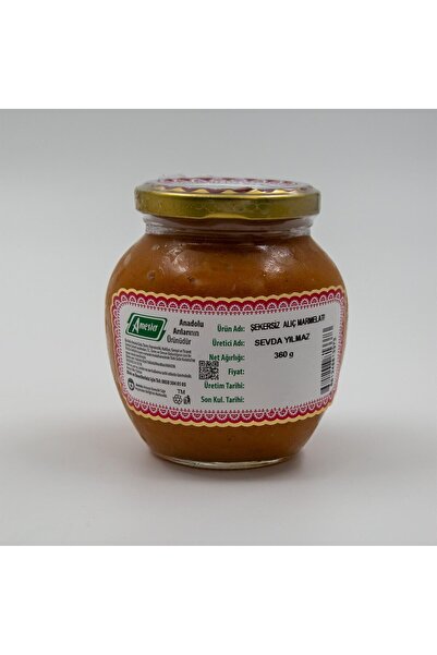 Amesia ALIÇ MARMELATI ŞEKERSİZ 360 G.
