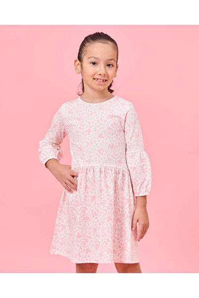 REDTAG Girls White Floral Dress