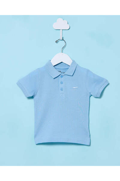 REDTAG Infant Boys Blue Polo Shirt