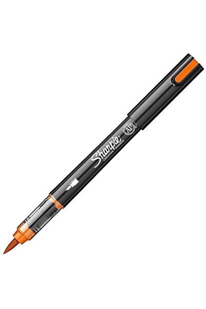 Sharpie Akrilik Markör Kalem Fırça Uç Turuncu Sh-2218112