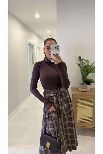 BİRCANÇİL Bluză înaltă maro ZR Begonia