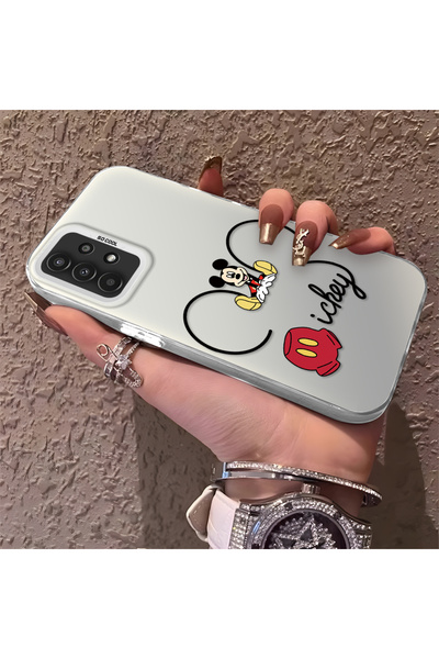 Hontinga حافظة هاتف متوافقة مع هاتف سامسونج جالاكسي A04s ميكي مضادة للصدمات و...