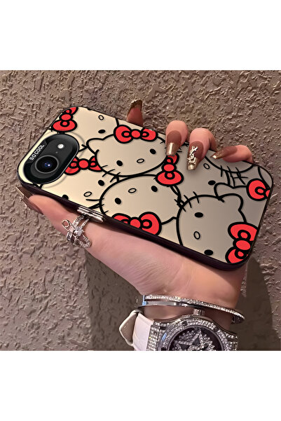 Hontinga حافظة هاتف متوافقة مع آيفون 16e، تصميم كيتي مضاد للصدمات وحماية للكا...