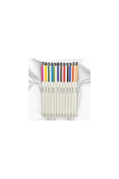 Piano Image Versatil Silinebilir Kuru Boya Kalemi 3 Mm 12 Renk