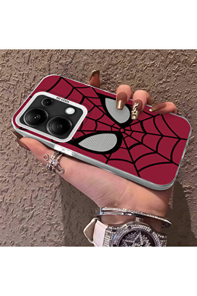 Hontinga حافظة هاتف Xiaomi Poco M6 Pro 4G المتوافقة مع هاتف Spider مضادة للصد...