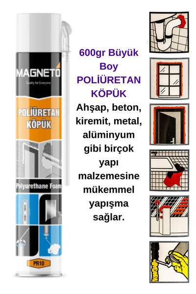 KL HOME Pu KÖPÜK-600GR-DOLGU ve Kapatma Poliüretan Köpük