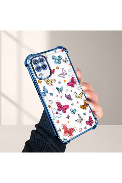 ucuc حافظة حماية من السيليكون الشفاف المتوافقة مع سامسونج جالاكسي M12/A12 بأن...