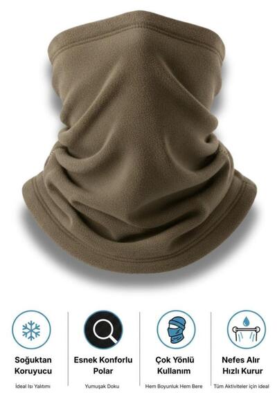 SINGLE SWORD قبعة صوفية شتوية للرجال والنساء مع ياقة