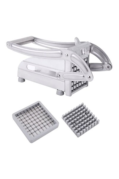 HALAMODO قطاعة بطاطس متعددة الأغراض فضية 260 × 120 × 95 مم