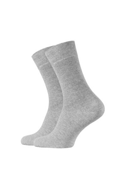 meristanbul Business Socks, 39-42, Soft Cotton Blend, Light Gray