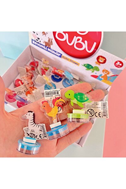 Bubu Bu-Bu Akrilik Sevimli Mühürler Mu0003 (24 Lü Paket)