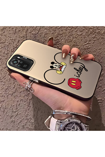 Hontinga حافظة هاتف متوافقة مع هاتف Xiaomi Redmi Note 10، حافظة ميكي مضادة لل...