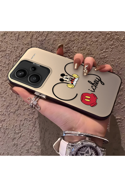 Hontinga Xiaomi Redmi Note 13 Pro Plus+ 5G Uyumlu Telefon Kılıfı Mickey Darbe...