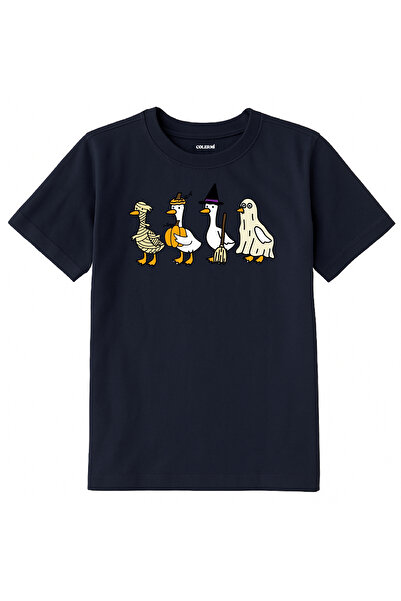 Colermi Cotton Fabric Children's T-Shirt – Sportsmen Geese Printed