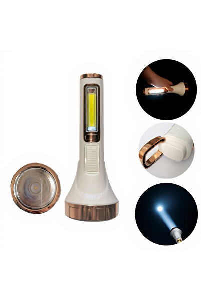 JML1 LED Lantern 22.5×7cm Rechargeable USB-C, 2 Modes Front/Side with Plastic Hook Wholesale