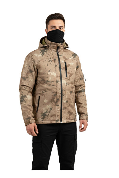 Mysia Outdoor JANDARMA KAMUFLAJ SOFT SHELL MONT ÇİFT KAT POLARLI