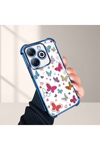 ucuc حافظة حماية من السيليكون الشفاف المتوافقة مع Tecno Spark 20/20C بأنماط ا...